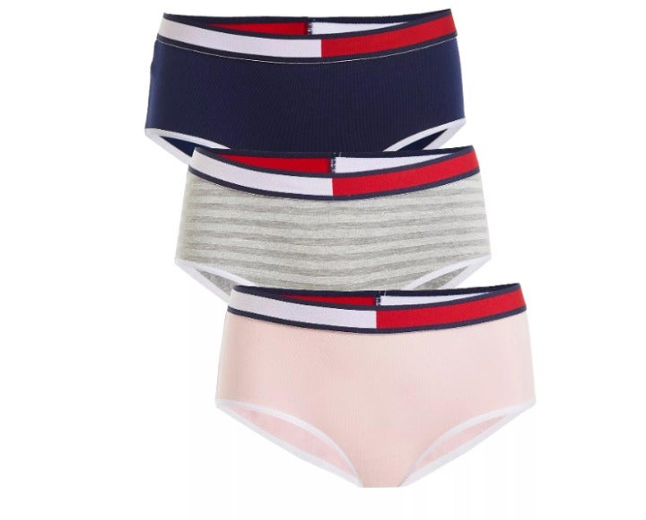TOMMY HILFIGER Little & Big Girls 3-Pk. Hipster Underwear Size S(6-7)