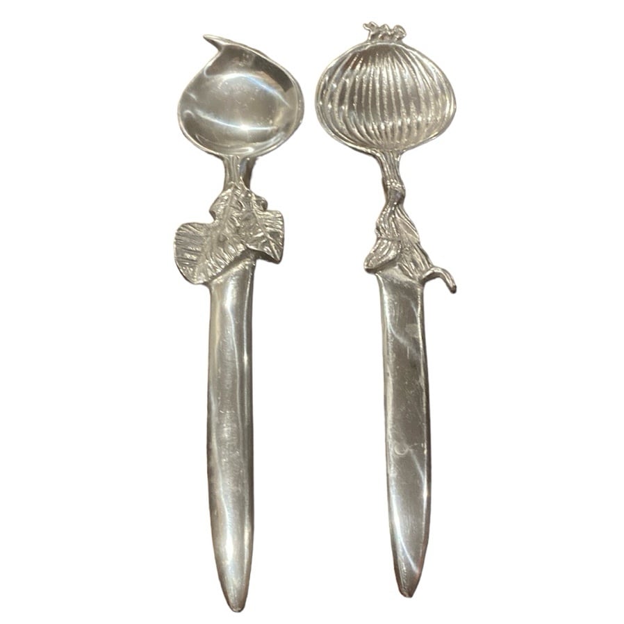 Williams Sonoma Vegetable Shape Serving Spoons or Spoon Rest