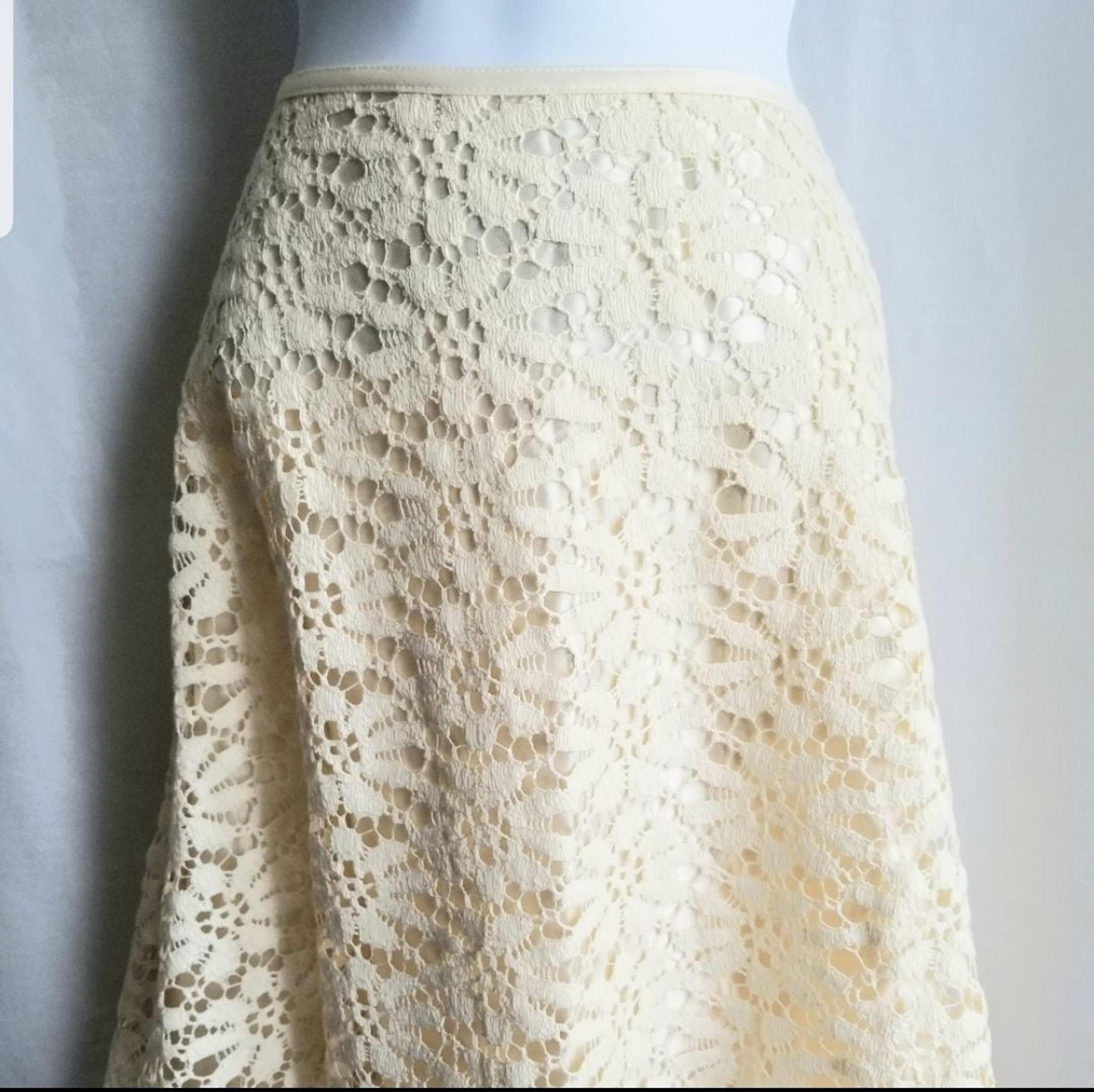Cache  lace A line skirt