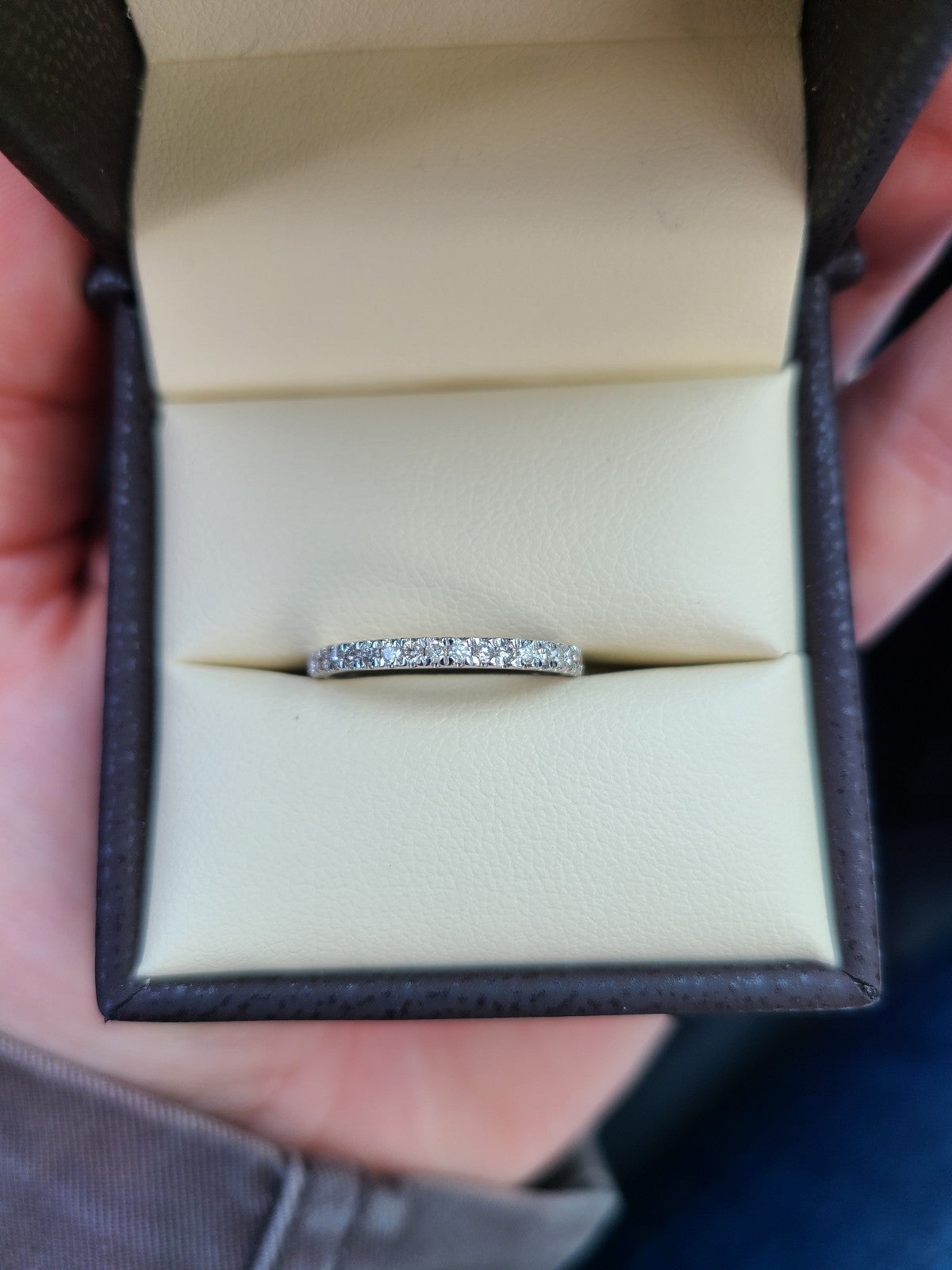 1/4 CT diamond wedding band