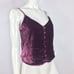 Rails Aubrey Velvet Camisole XS Rouge