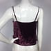 Rails Aubrey Velvet Camisole XS Rouge