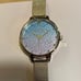 Olivia Burton Watch With 34mm Glitter Face Golden MeshBracelet