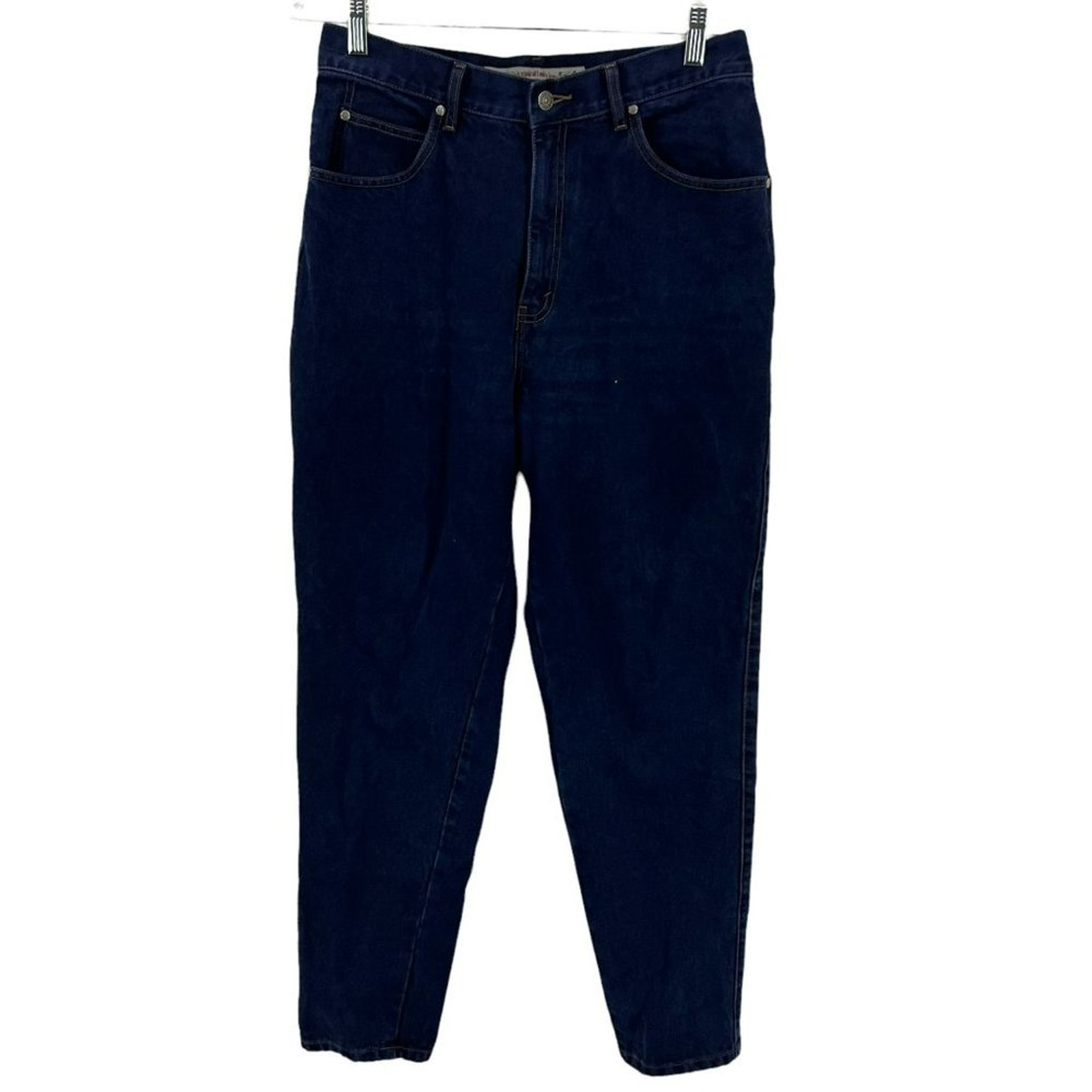 Levis 900 Series Silver Tab Size 14 Blue Denim High Waist Mom Jeans 5 Pocket