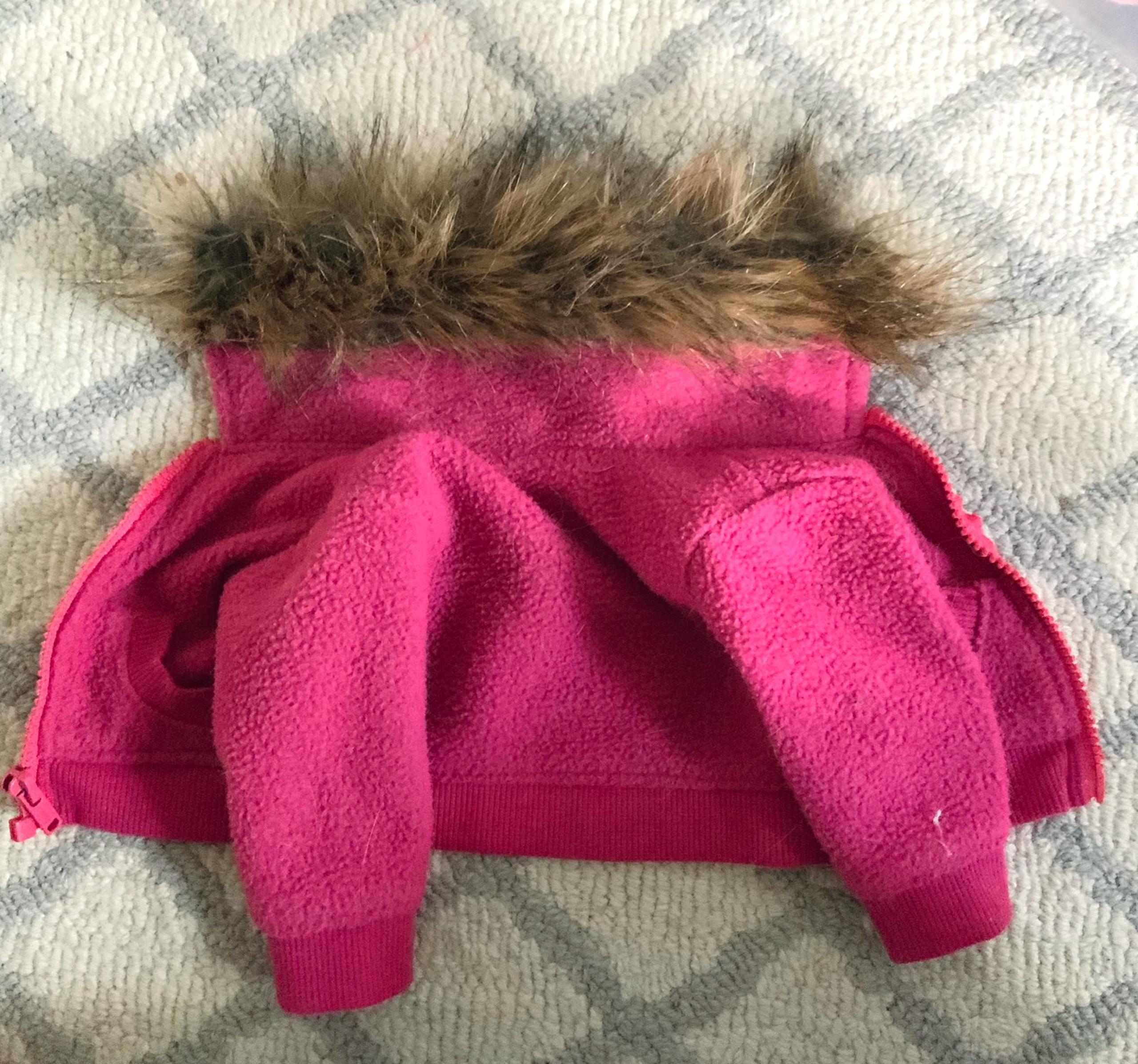 Pink fluffly doll jacket