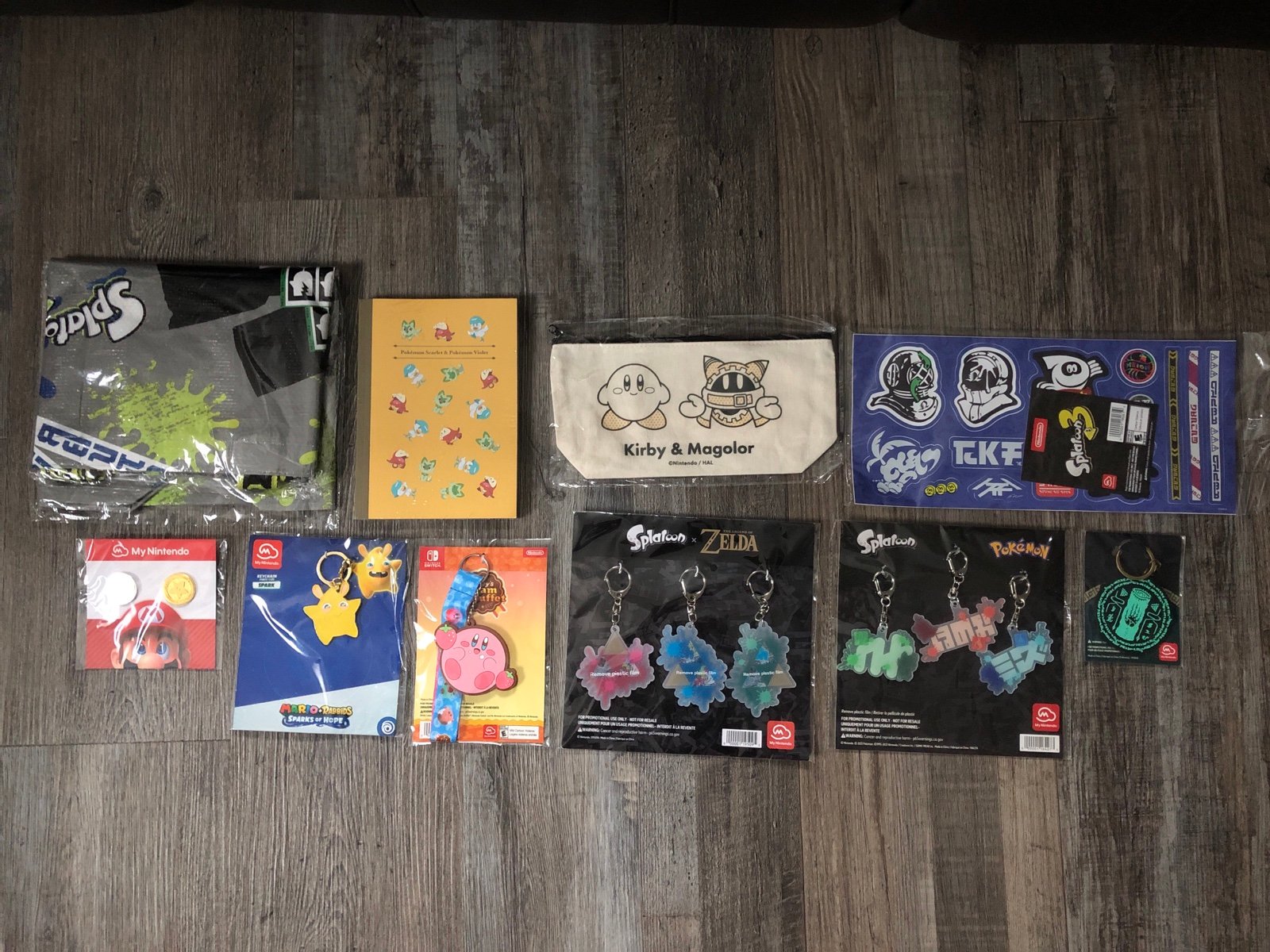 My Nintendo Rewards Lot of 10 Exclusive Items