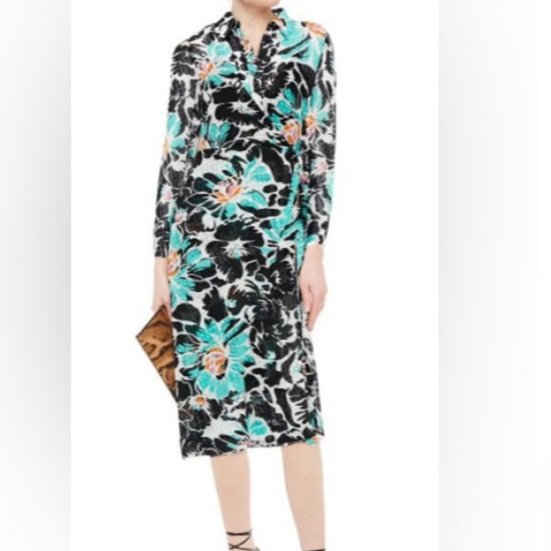 Diane von Furstenberg Sana Wrap Dress size M