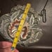 Embroidered clutch purse