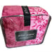 BETSEY JOHNSON CRUSHED VELVET & PINK W/ RIBBON BOWS REVERSIBLE 3 PC COMFORTER