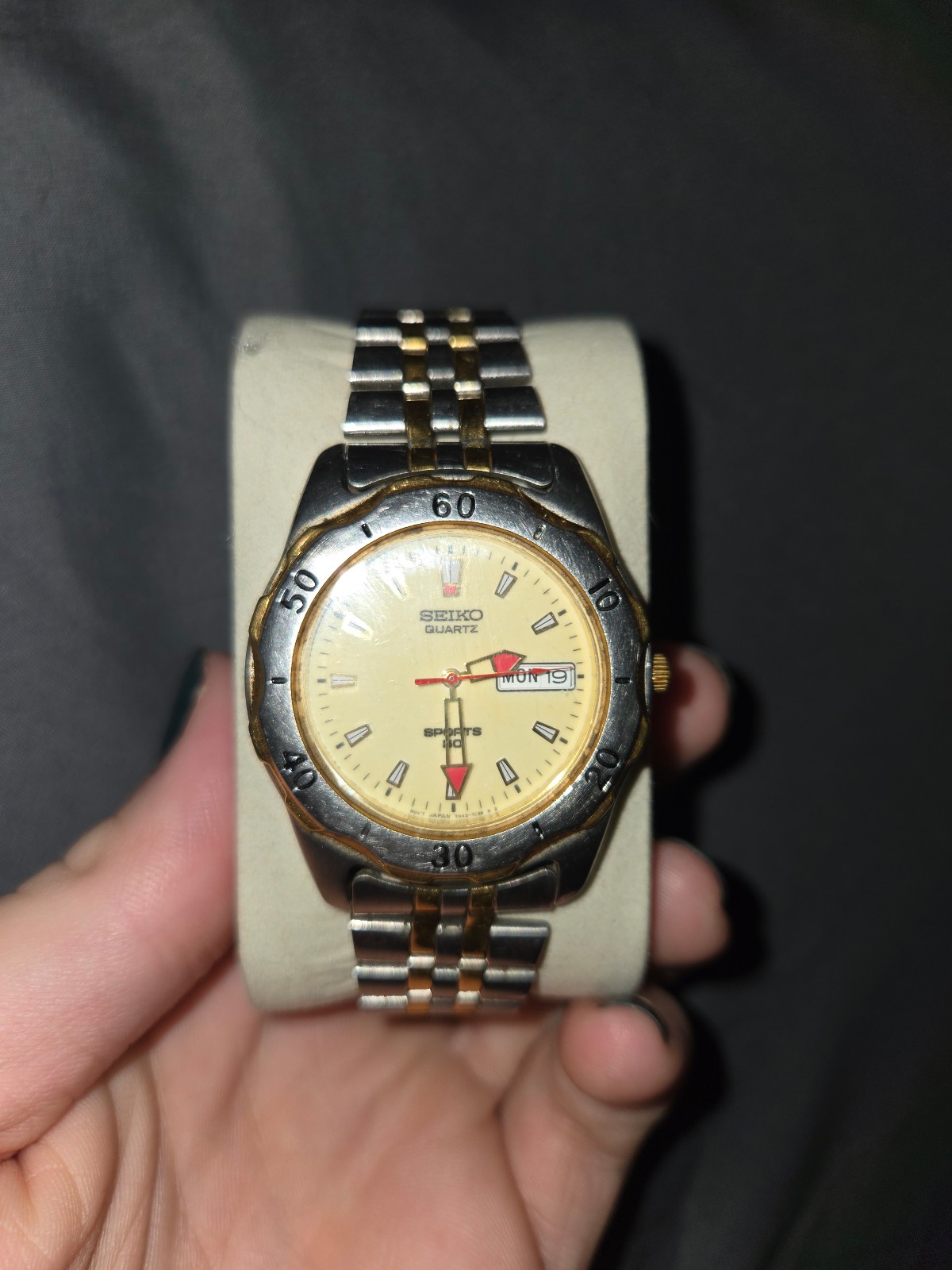 SEIKO SPORTS 50 WATCH on BRACELET