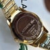 Lactose Watch with 30mm White Perl Face with Golden Bracelet