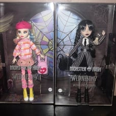 Monster High Wednesday & Enid Sinclair Addams Family 2 Doll collectors Brand New