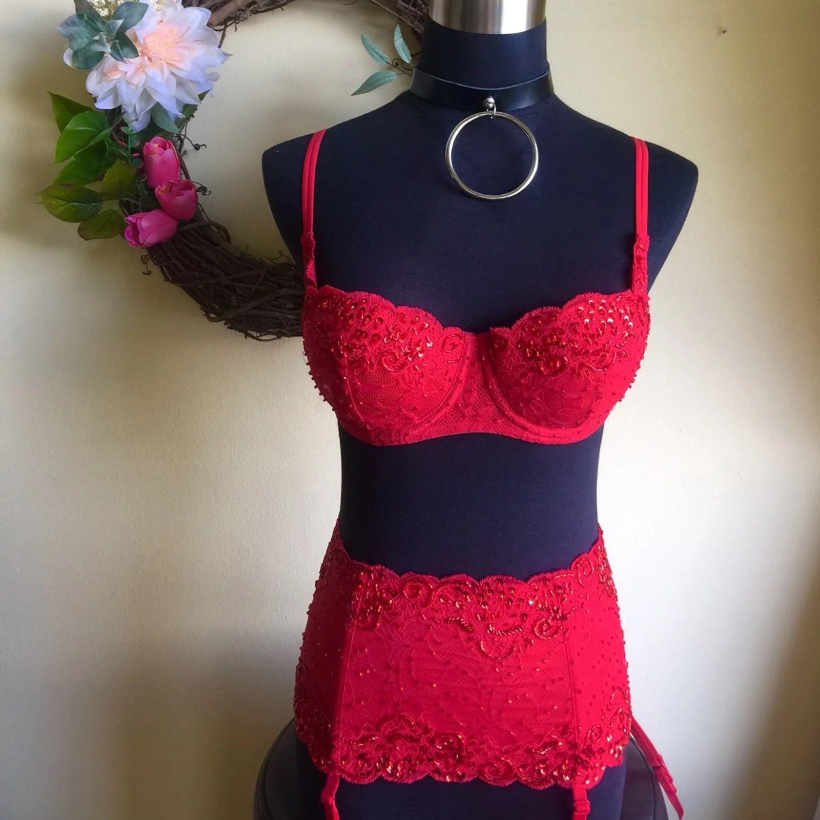 Victoria Secret Sexy Red Set