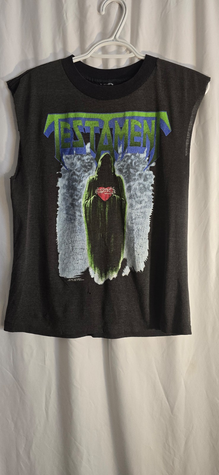 Vintage 1990 Testament Band Shirt Souls Of Black Double Sided Single Stitch M