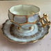 Vintage Original Royal Halsey Teacup and Saucer Lustreware