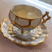 Vintage Original Royal Halsey Teacup and Saucer Lustreware