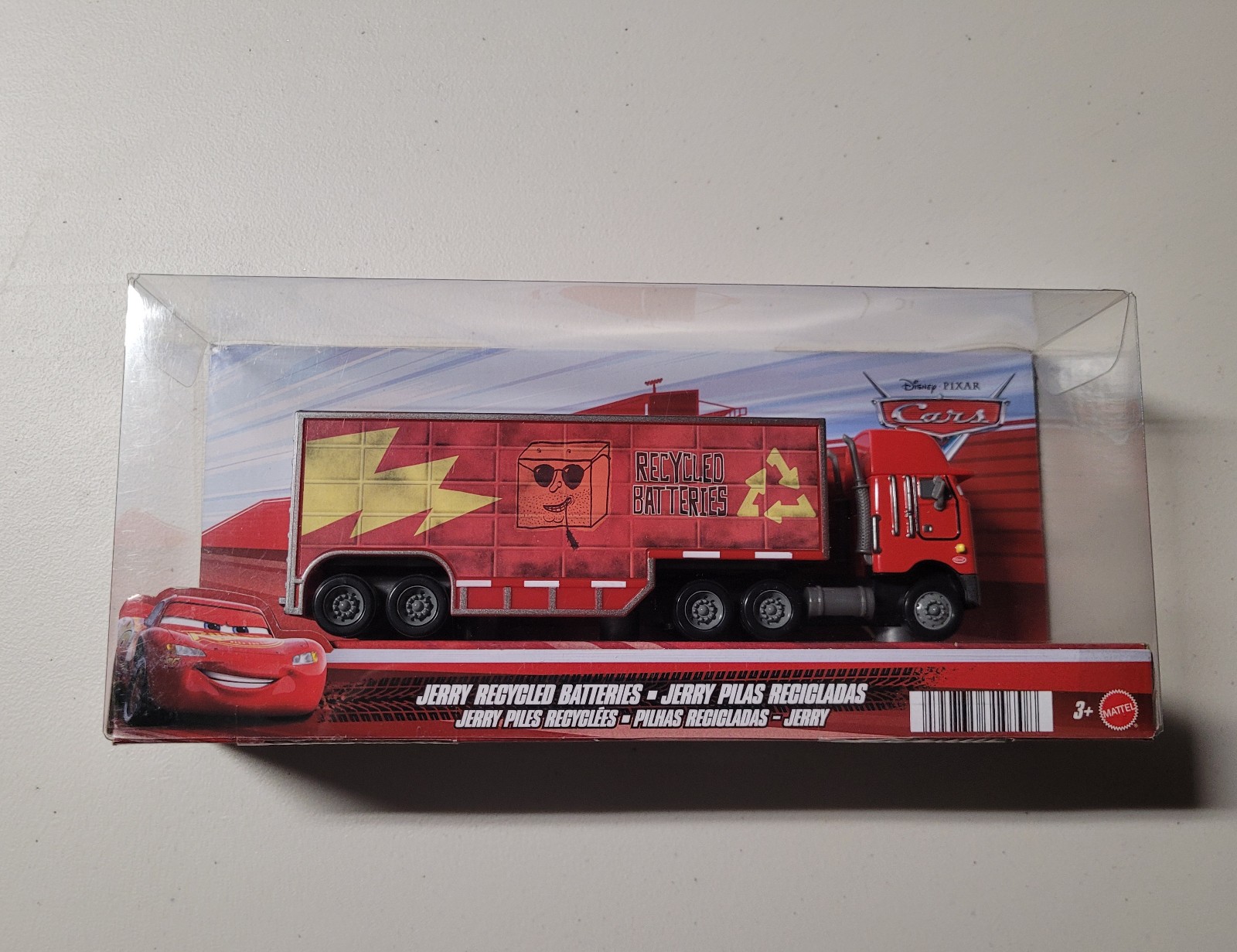 Disney Pixar Cars Jerry Recycled Batteries