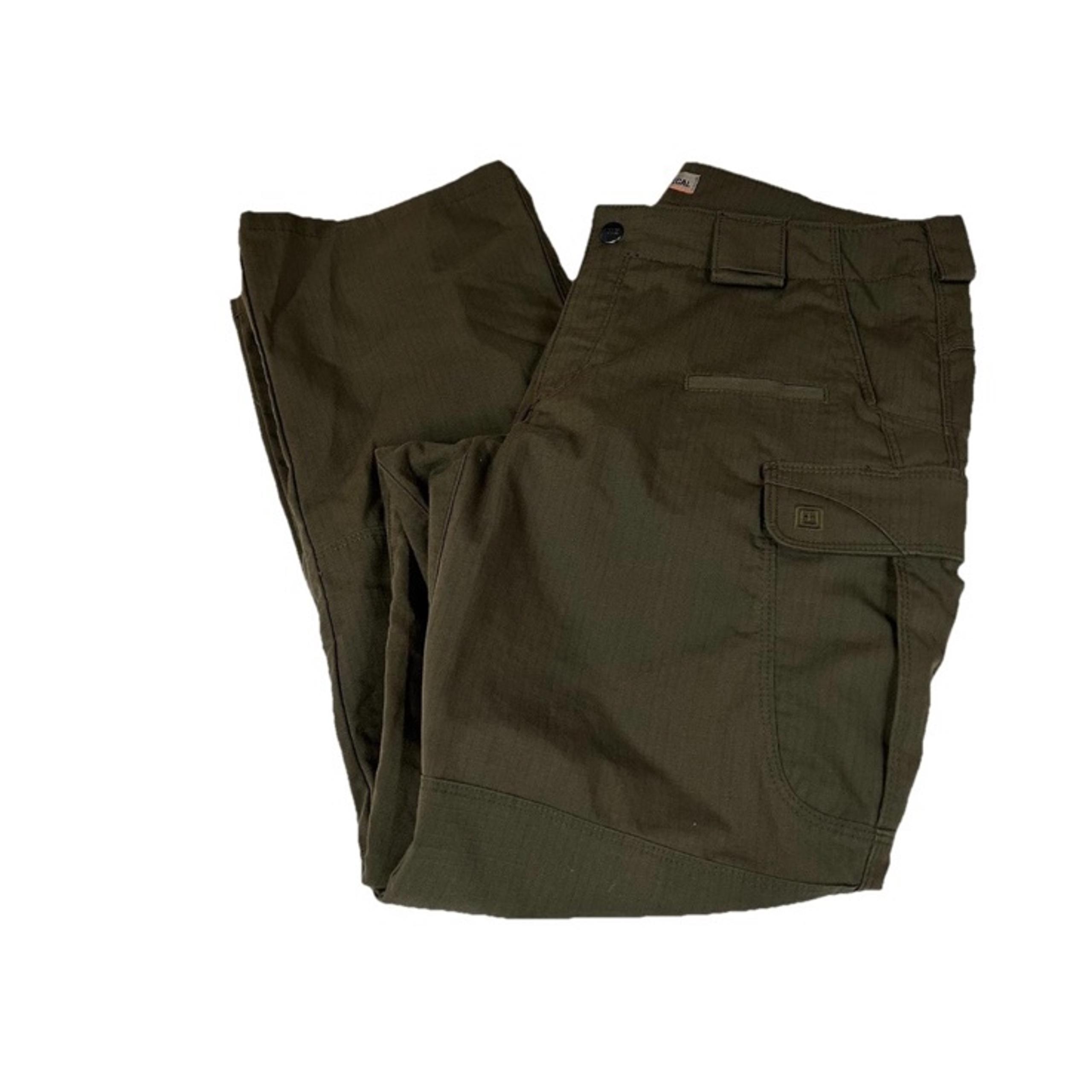 5.11 Tactical Women’s Utility Pants Size 16 Solid Army Green Multi Pocket #3159