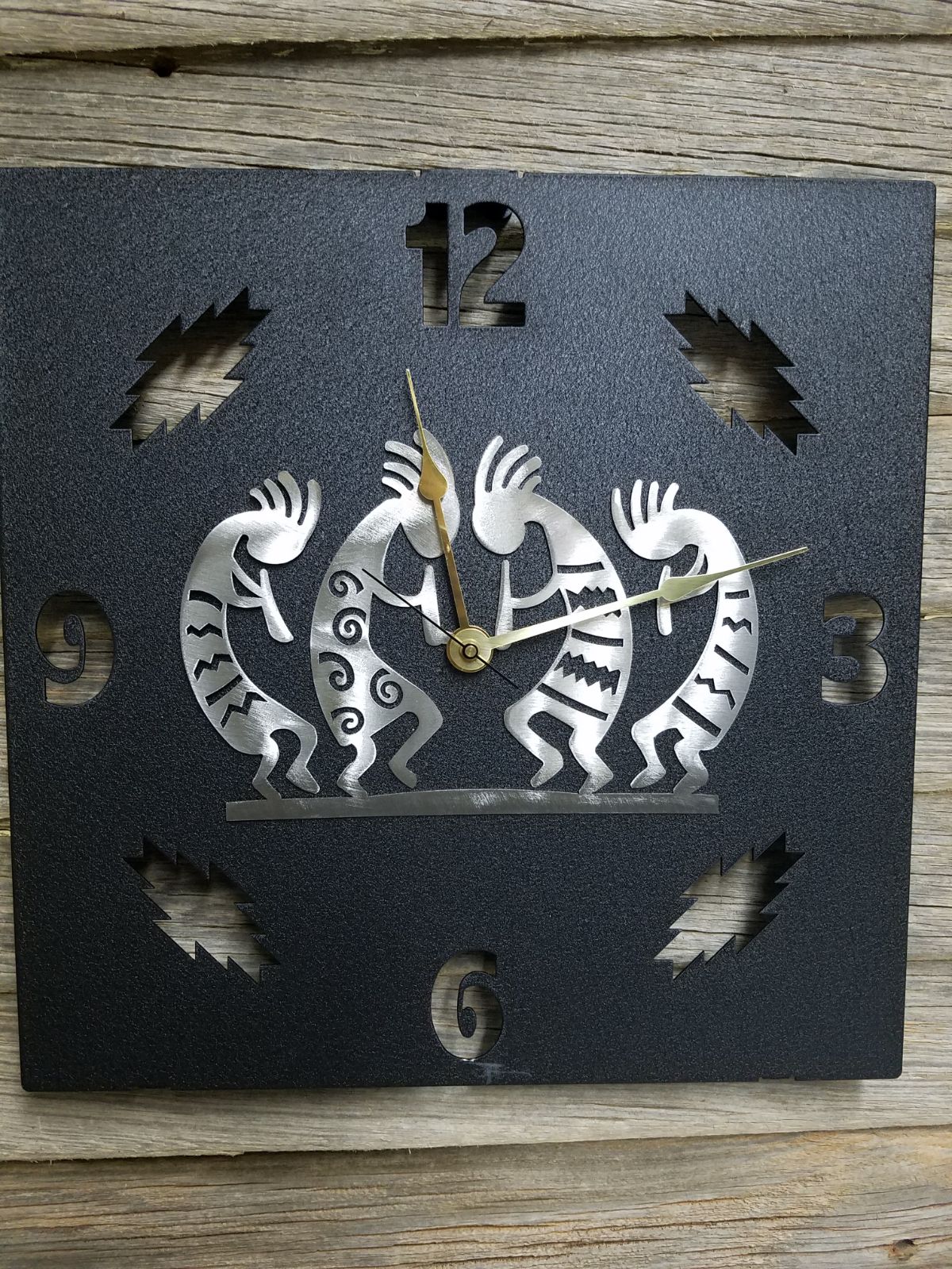 Indian Decor Metal Clock Ko Ko