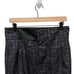 Vintage Andrea Odicini 100% Silk Black Texture Set Blazer Skirt Size 42