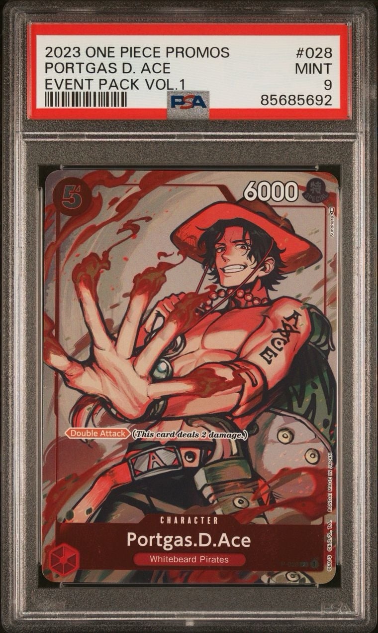 PSA 9 Portgas.D.Ace Event Pack Vol.1 One Piece