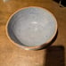 Vintage crockery bowl in blue speckled pattern