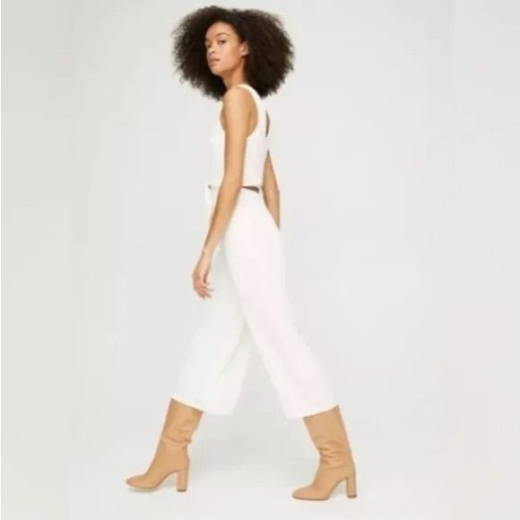 NWT Wilfred Écoulement V Neck Jumpsuit Size: 0