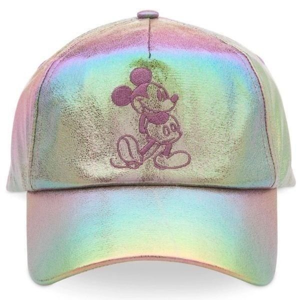 Mickey Mouse EARidescent Disney Parks Baseball Cap Hat OS NWT