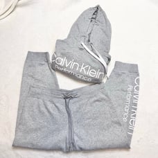Calvin Klein Cropped Hoodie & Joggers Set!