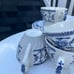Beautiful Indies Ironstone cups and Saucers 8 sets