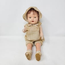 Antique Unmarked 14 Composition Soft Body Sleepy Eyes Baby Doll
