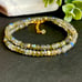 Labradorite Necklace beaded choker 14k gold