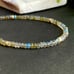Labradorite Necklace beaded choker 14k gold