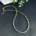 Labradorite Necklace beaded choker 14k gold