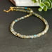 Labradorite Necklace beaded choker 14k gold