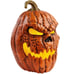 Halloween Giant 21 inch rotten patch grimacing LED jack o’lantern pumpkin NEW