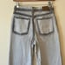 Madewell 29 The Perfect Vintage Wide-Leg Crop Jean white wash denim gray bronze
