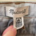 Madewell 29 The Perfect Vintage Wide-Leg Crop Jean white wash denim gray bronze