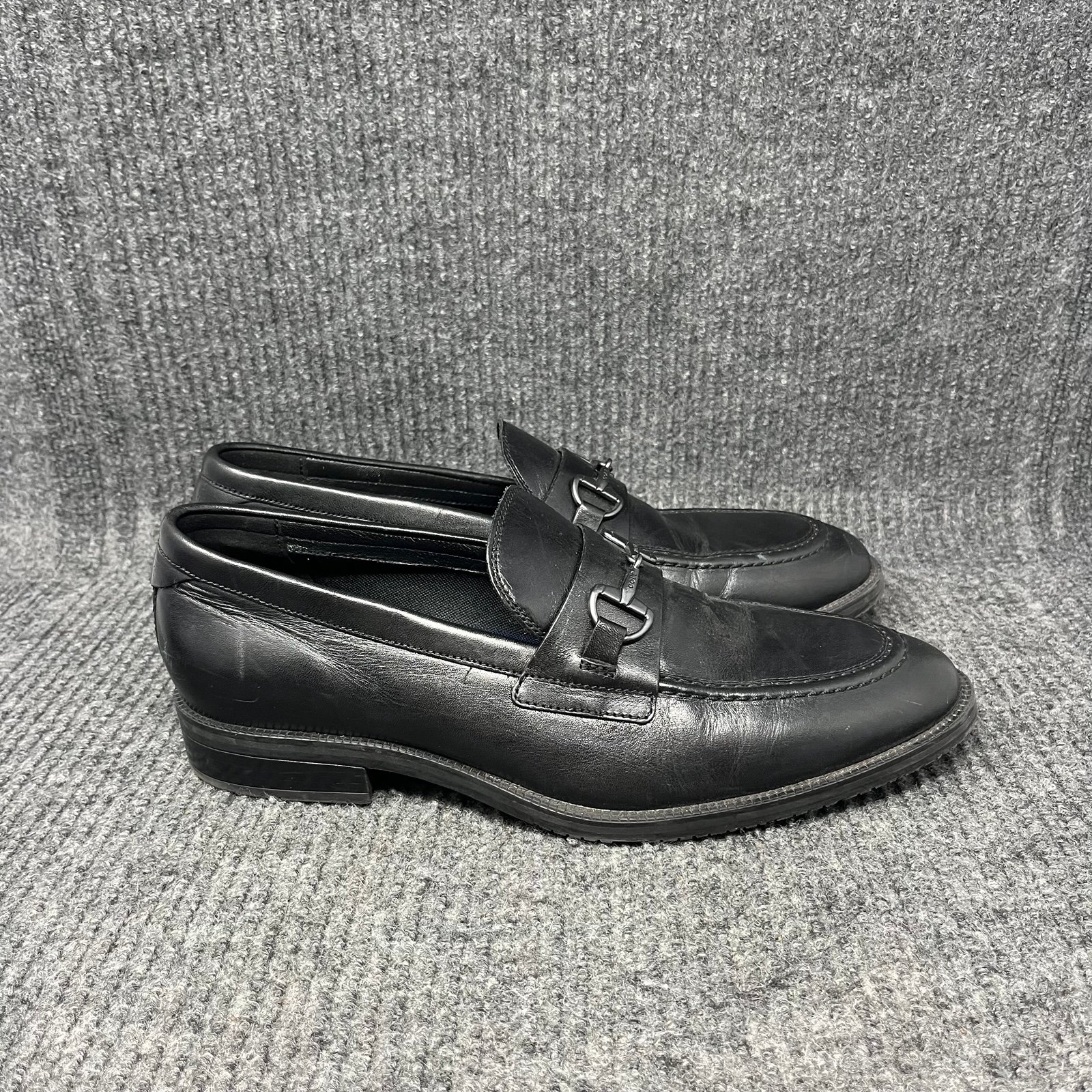 Cole Haan Modern Essentials Bit Loafer Dress Shoes Black Leather Mens 8.5 C35099