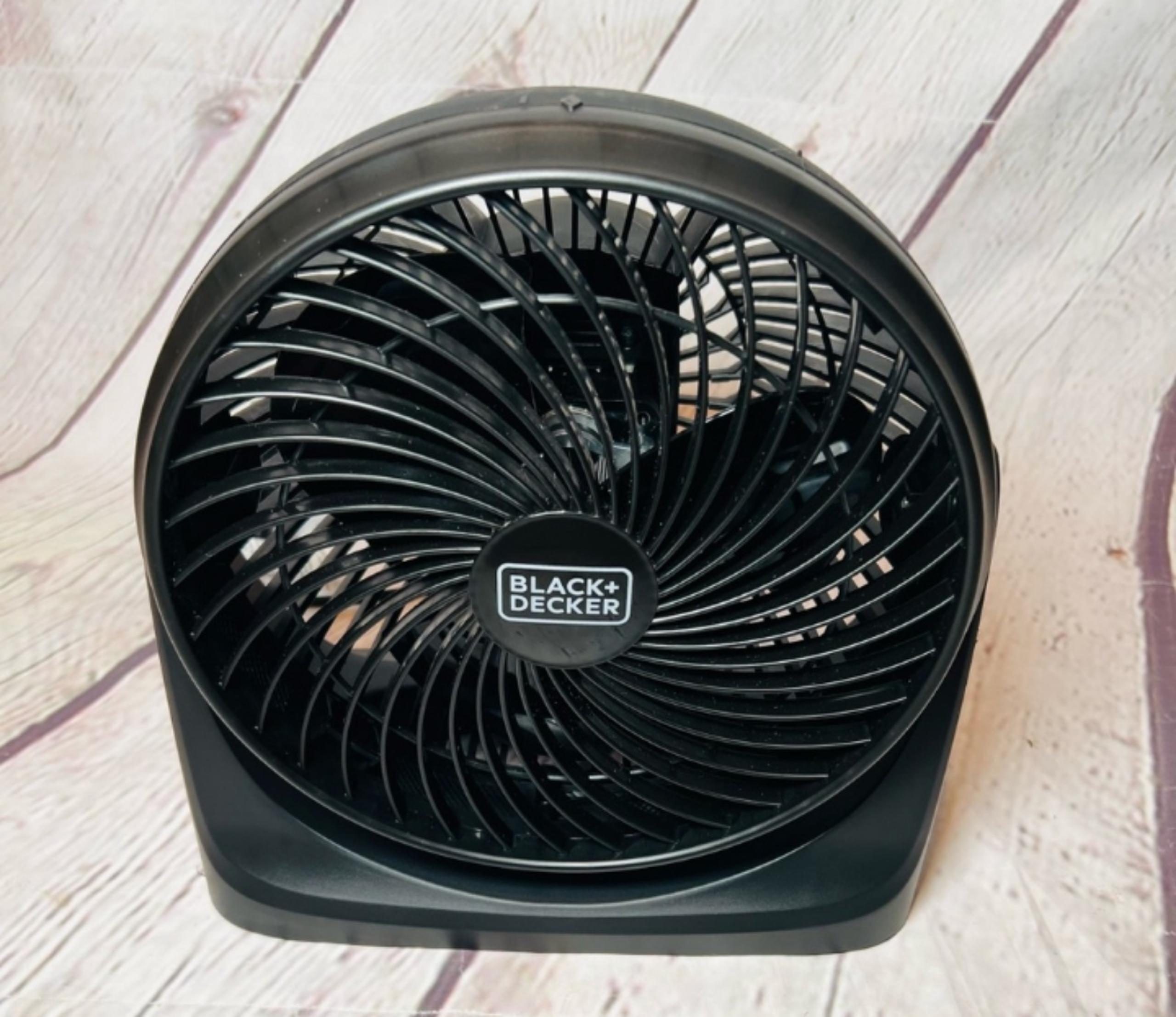 BLACK+DECKER Turbo Desk Fan Electric Portable 7 Inch Table Fan