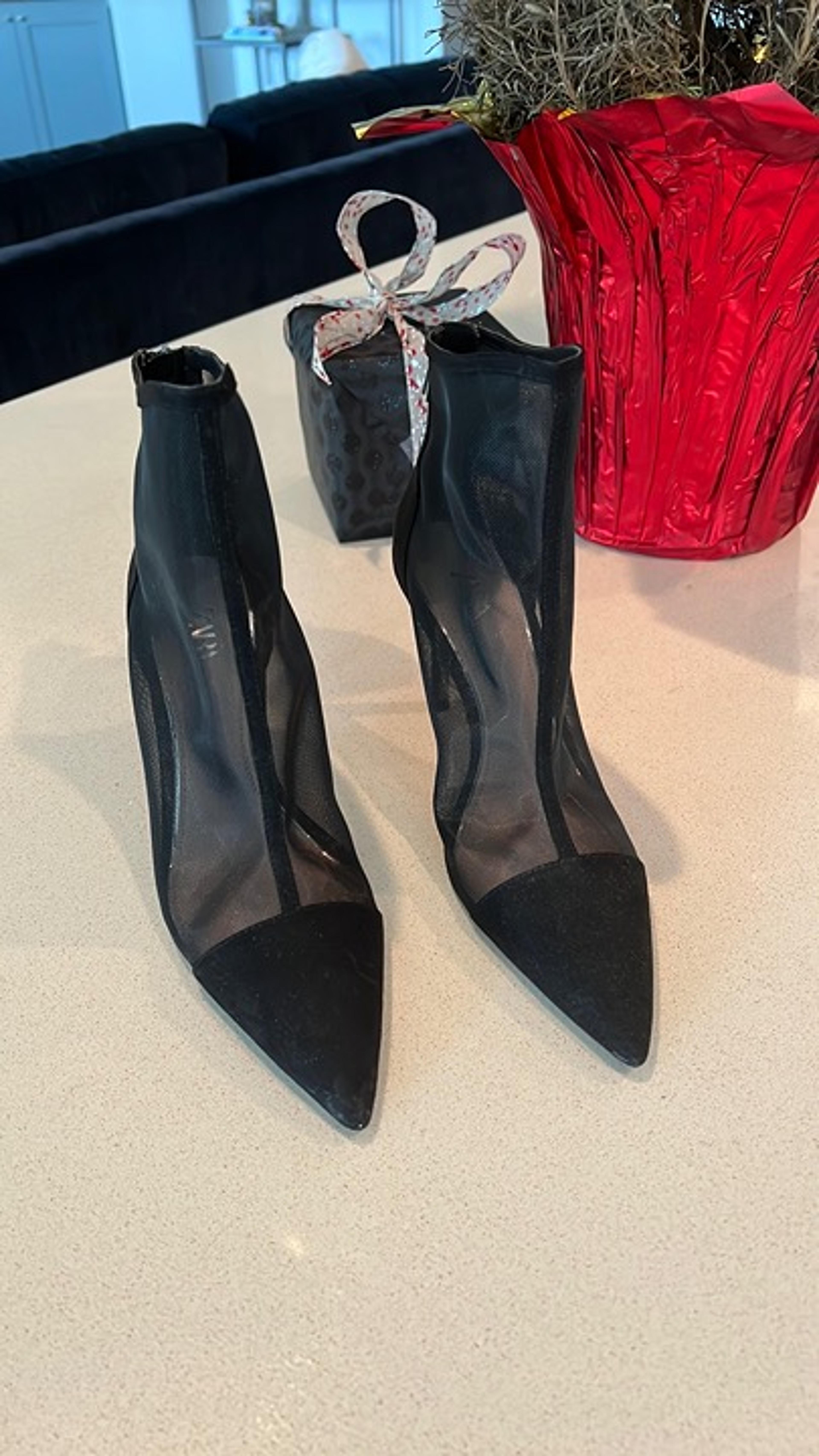 Zara mesh bootie Clearance