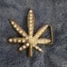 Vintage Pot Leaf Belt Buckle