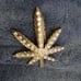 Vintage Pot Leaf Belt Buckle