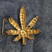 Vintage Pot Leaf Belt Buckle