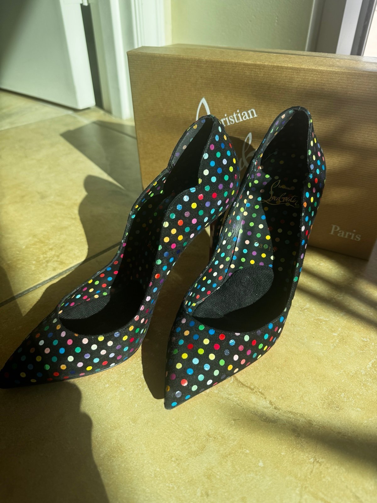 Christian Louboutin Polka Dot Pumps