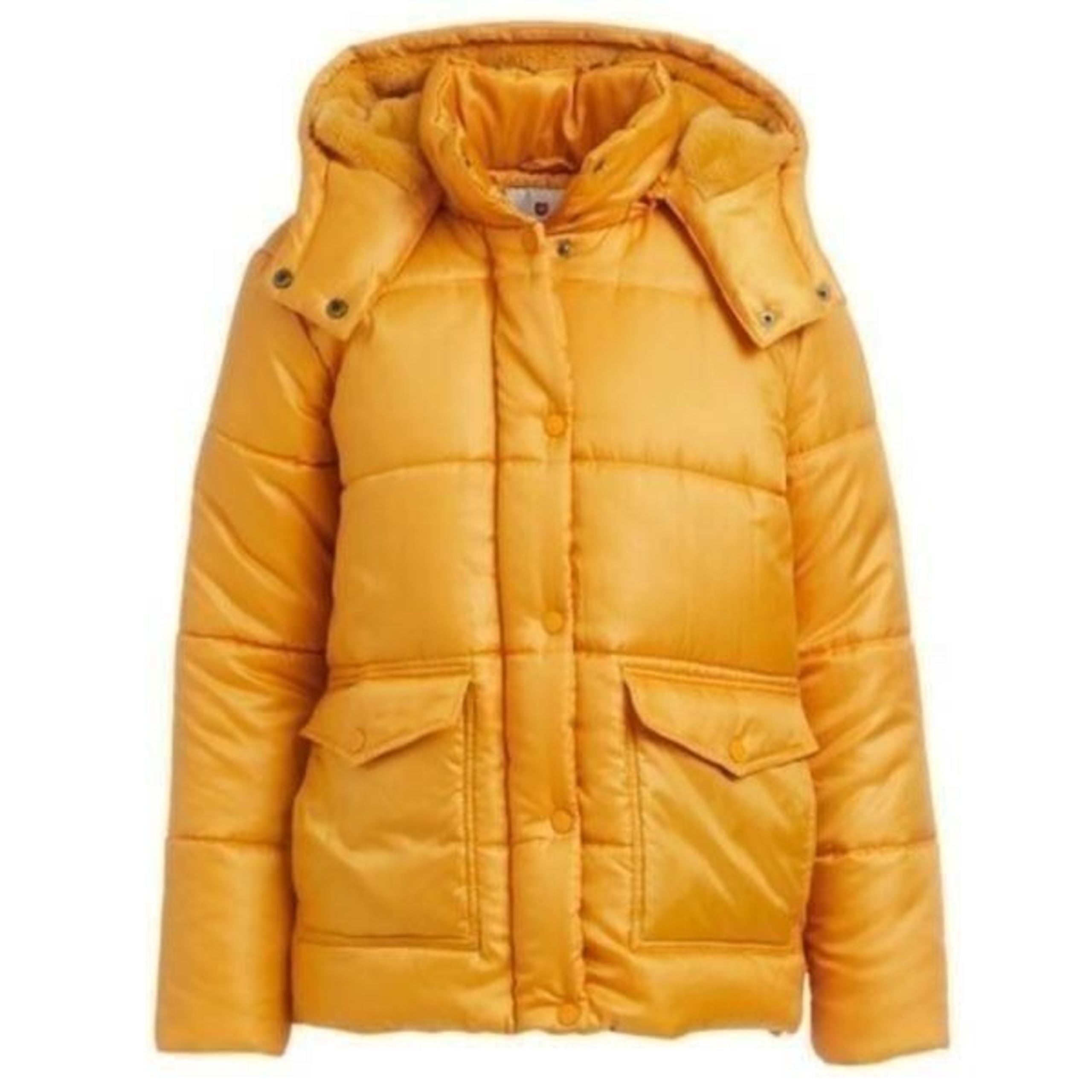 URBAN REPUBLIC Women's Juniors yellow size medium Puffer coat Jacket
