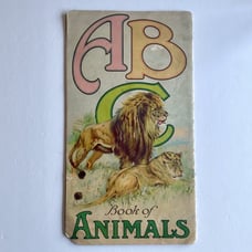ABC Book of Animals - verses by Julia Anne Rogers - Vintage Children's Book