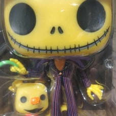 Nightmare Before Christmas Jack & Zero JUMBO Funko POP! BlackLight 10 Inch #809