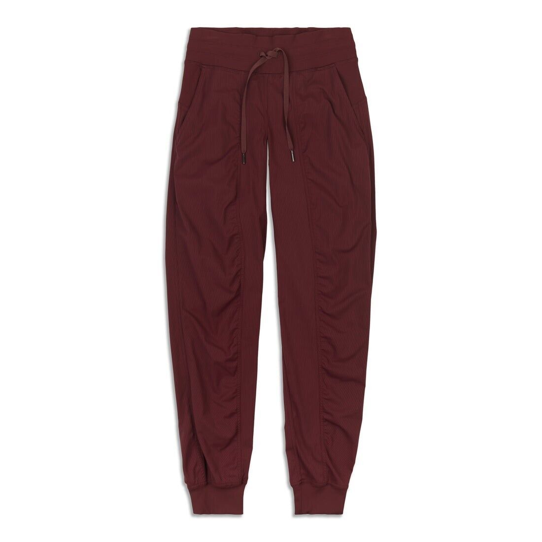 Lululemon Dance Studio Jogger Pants Burgundy 8 Solid High Rise Pull On