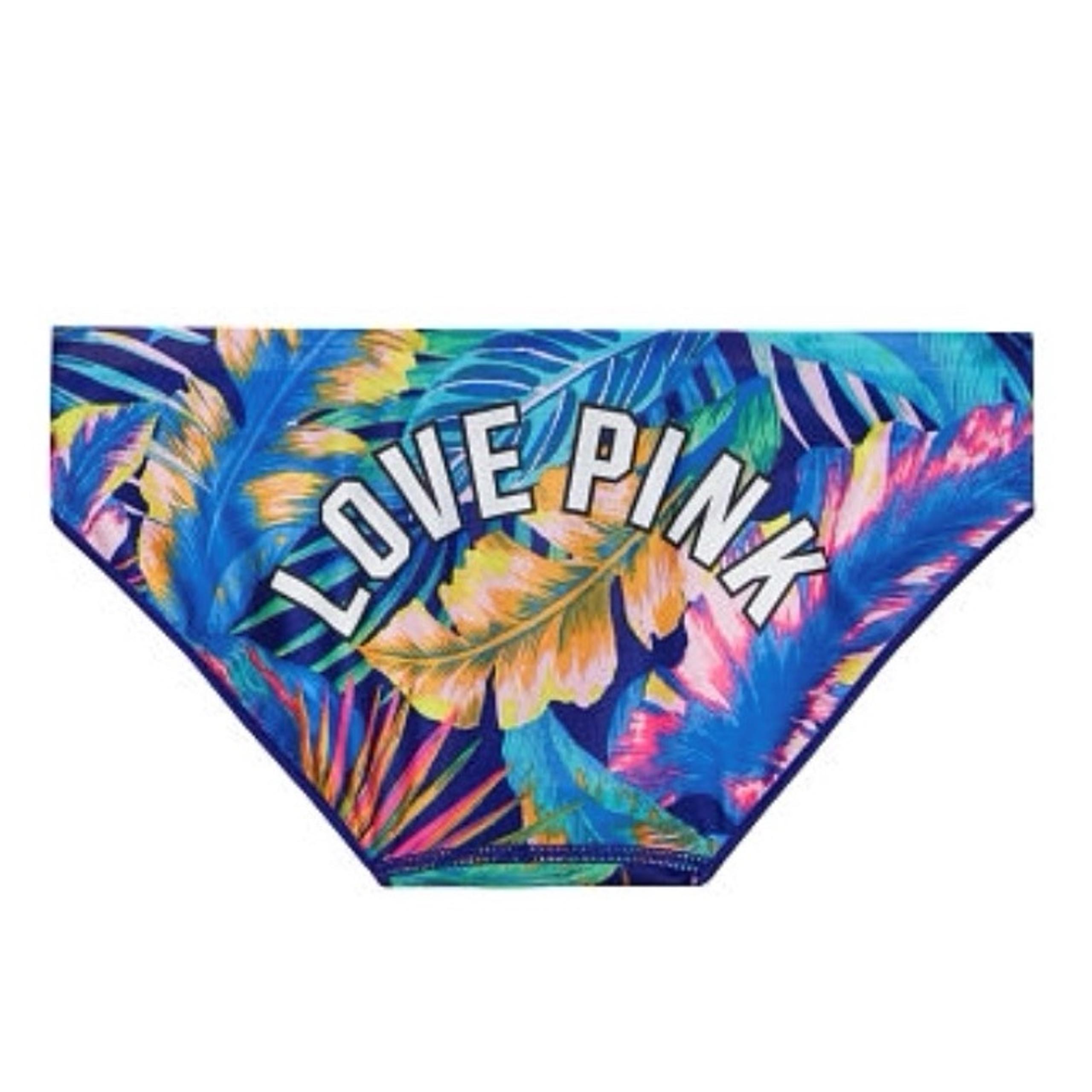 New Victoria’s Secret PINK Seamless Bikini Panties - XSmall - Colorful Jungle